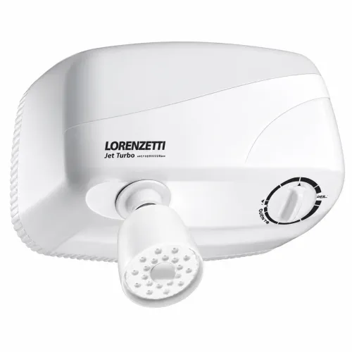 Chuveiro Lorenzetti Jet Turbo branco ? 220V | 7.800W