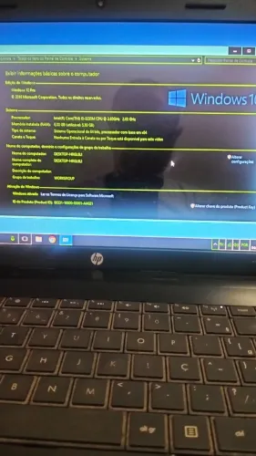 Notebook HP/i5/6ram/500 HD 