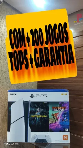 PS5 slim físico + garantia