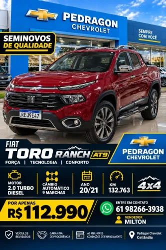 Fiat Toro Ranch 2.0 16V 4X4 Diesel Aut. 2021