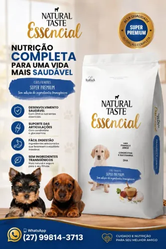Natural Taste Essencial Filhotes Super Premium 1kg