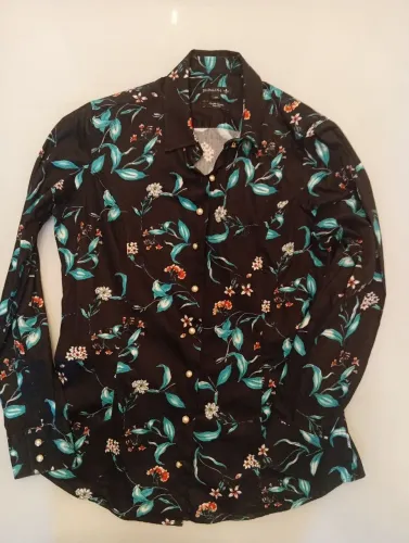 Camisa feminina Dudalina algodão Egípcio