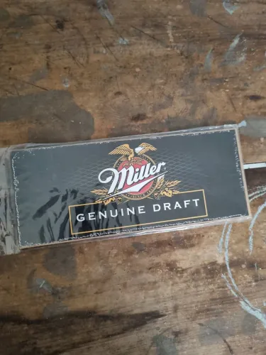 Placa de Cerveja em MDF - Miller
