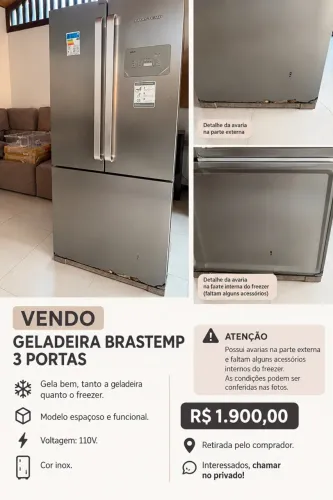 Geladeira Brastemp