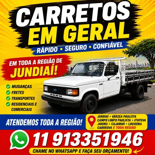 Carretos Jundiaí e região