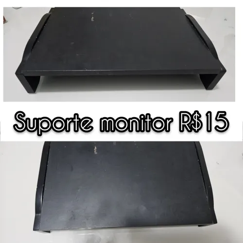 Sorte monitor, computador de madeira