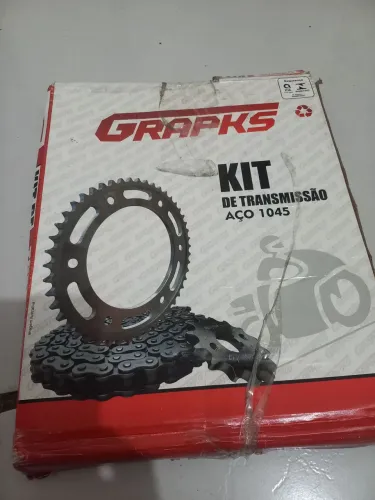 Kit  tração corrente pião e coroa estart 160