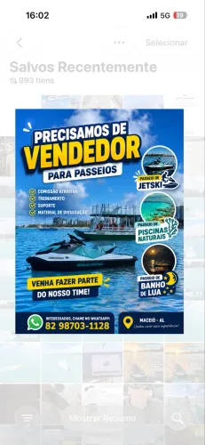 Vaga para vendedor 