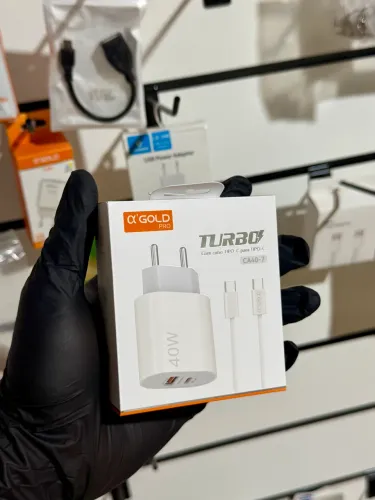 Carregador Turbo 40W USB-C para USB-C