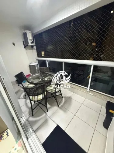 Apartamento com 2 dormitórios para alugar, 80 m² por R$ 5.847/mês - Alphaville I - Salvado