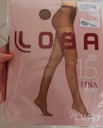 Meia calça lupo cor de pele NOVA