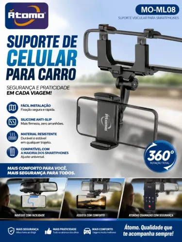 Suporte de celular para carro