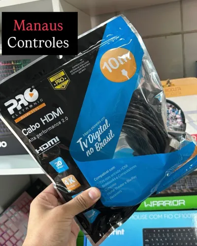 Cabo Hdmi de 10 metros Ultra HD 4K ( fazemos entregas )