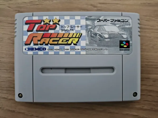 Top Racer (Top Gear) Super Nintendo SNES SFC Famicom Original 
