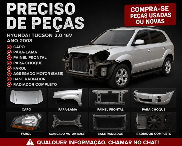 Peças para a tucson 2.0