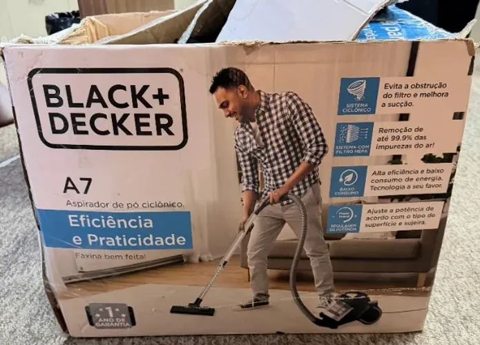 BLACK+DECKER Aspirador de Pó Ciclônico