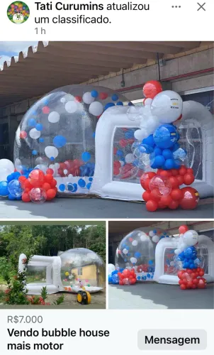 Buble House para festa