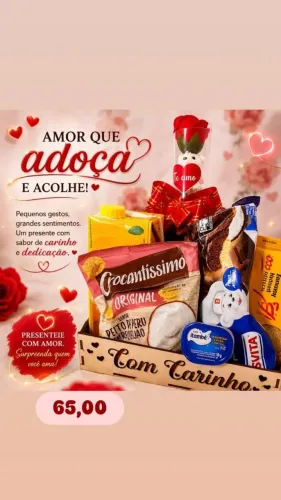 Cesta dia dos namorados