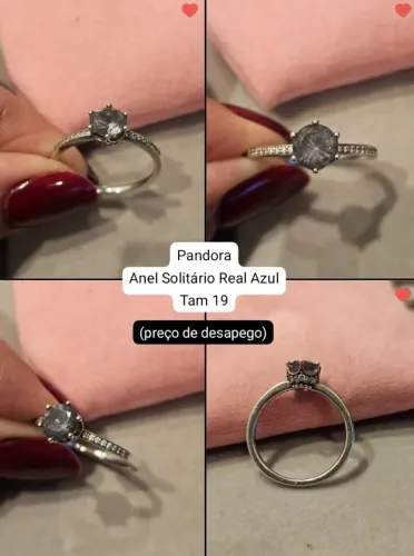Anel Pandora original semi novo
