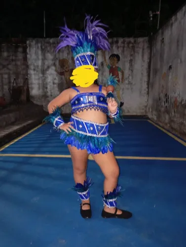 Roupa de índia infantil 