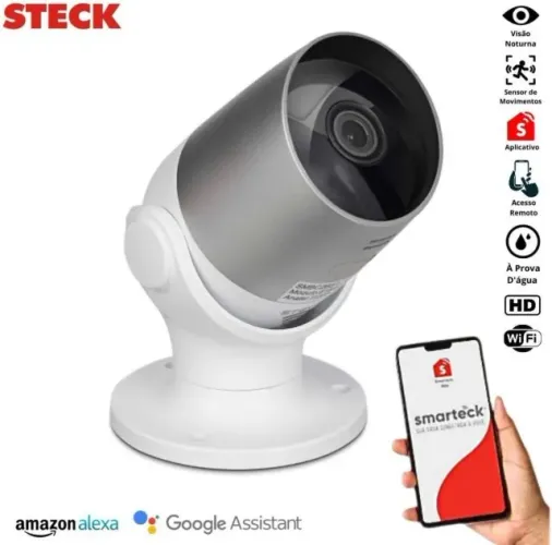 Camera De Seguranca Externa Smarteck SMBC2BS1 - Steck