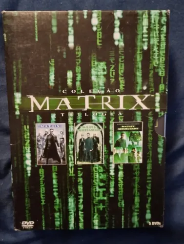 Box dvd coleção Matrix 5 dvds Filmes original
