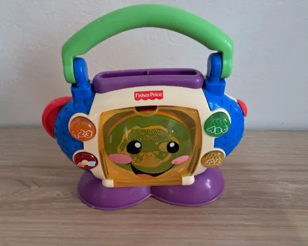 CD Player Aprender e Brincar Fisher Price - Mattel (Usado Funcionando)