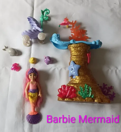 Barbie Mermaid Power Chelsea Sereia Playset - Mattel