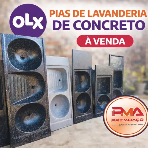 Pia de Concreto para Lavanderia