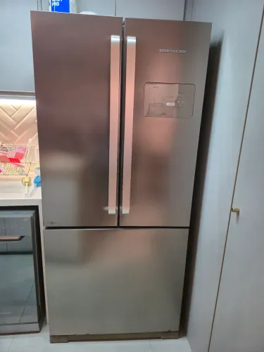 Geladeira French Door Brastemp Inox BRO80AK (Side by Side)