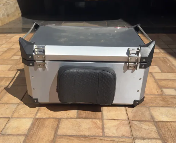 Bau 55L Escovado+ grelha para Tiger 900 + Encosto Bráz