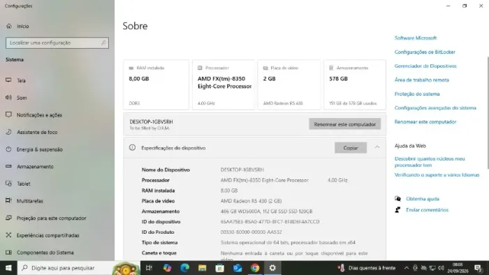 PC + cadeira gamer