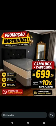 Camas promoção parcelas até 10x sem juros