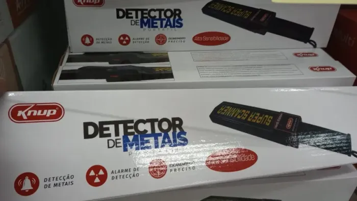 Detector De Metal Matais Manual Portátil Leve E Prático