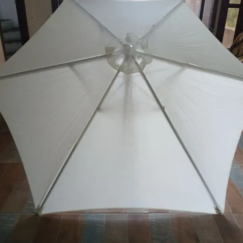 Guarda sol ombrelone Branco Halken Sombreiro 2,70 m Semi Novo