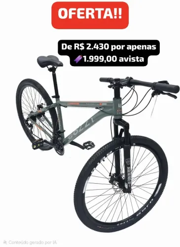 BICICLETA COLLI ARO 29 - NOVA E ZERO