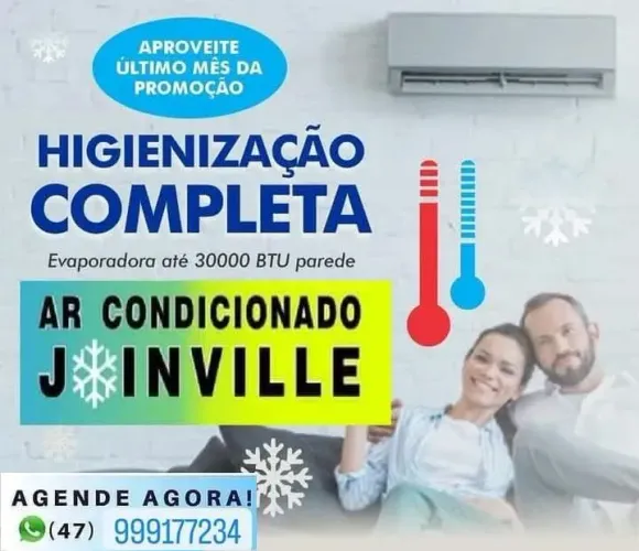 Promoção de higienização de ar condicionado