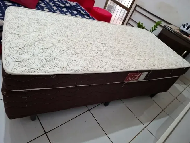 Cama Box Solteiro colchão D33