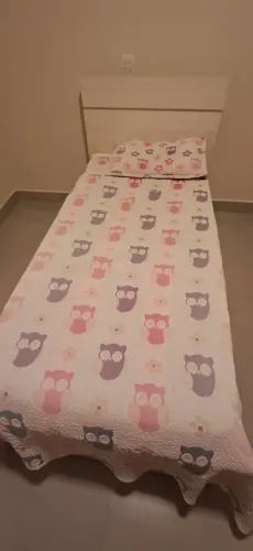 Cama de solteiro 100% MDF com cama auxiliar