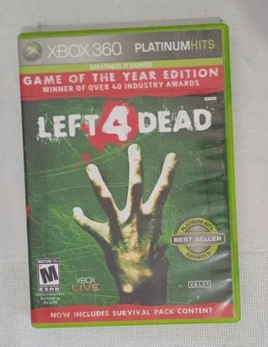 Left 4 Dead Xbox 360 ( retrocompativel ) - Mídia Física Original -