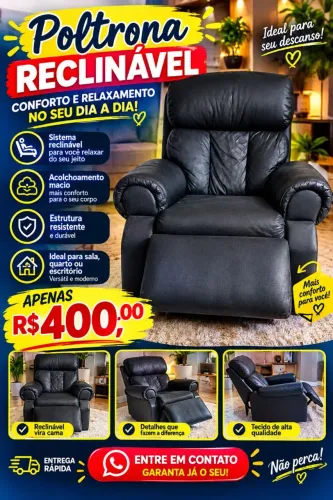 Poltrona reclinável 