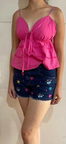 Short e blusa por 40 reais