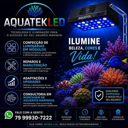 Luminárias para aquários