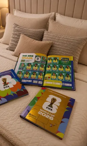 Álbum Copa 2026 completo.