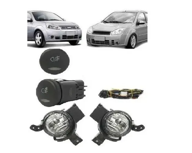 Kit Farol Milha Neblina Ford Fiesta Ka 2008 2009 2010