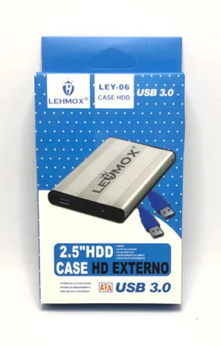 Case Gaveta Hd Sata Interna 2,5 Notebook Usb 3.0 Slim Bolsa Protetora Lehmox Nova na Caixa
