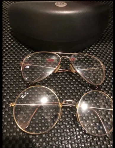 Óculos rayban  retrô e redondo  os dois por 50