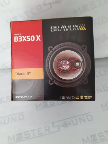Par de alto falante. Bravox. Triaxial. 5". Garantia. Novo. Instalado.