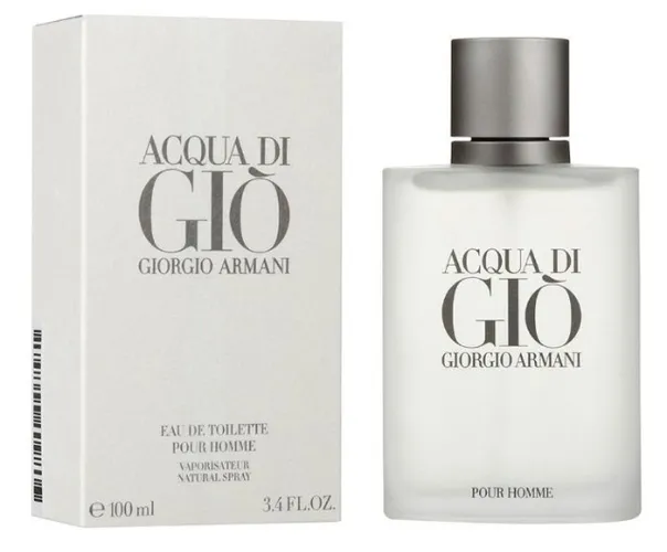 Perfume Acqua Di Gio 100ml Armani Edt Masculino Original Novo na Caixa Lacrada
