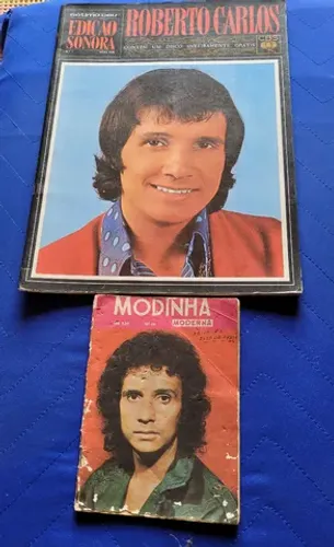 Revista Roberto Carlos Sétimo Céu + Modinha Moderna + Revista Cartaz Special  (Usado))